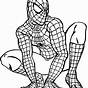 Printable Coloring Pages Spiderman