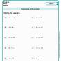 Grade 7 Algebraic Expressions Worksheets