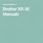 Brother Xr 52 Manual