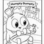 Humpty Dumpty Nursery Rhyme Printable