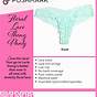 Victoria Secret Size Chart Underwear