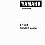 2003 Yamaha Fx140 Service Manual