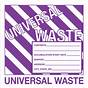 Printable Universal Waste Labels