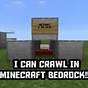 How To Crawl In Minecraft Bedrock