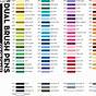 Tombow Markers Color Chart