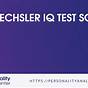 Wechsler Iq Test Scores Chart