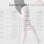 Tights Size Chart 1 2 3