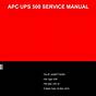 Apc Ups 750 Manual