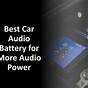 Extra Battery For Car Audio System