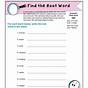 Root Words Worksheets With Answers