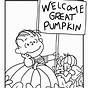 Printable Charlie Brown Thanksgiving Coloring Pages