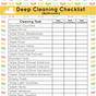 Printable Bathroom Cleaning Checklist
