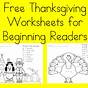 Thanksgiving Worksheets For Kids