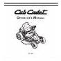 Cub Cadet Cc 30 H Manual