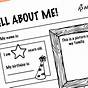 Facebook All About Me Worksheet