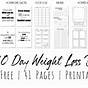 Weight Loss Bullet Journal Printables