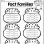 Fact Family Math Worksheet