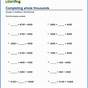 Adding And Subtracting Thousands Worksheets