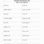 Multi Step Equations Fractions Worksheet Answers