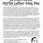 Martin Luther King Worksheets For Kindergarten