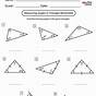 Identify The Triangles Worksheet