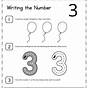 Number 3 Worksheets For Preschool