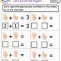 Finger Counting Worksheet