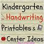 Writing Practice Sheets For Kindergarten