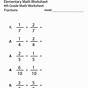 Fraction Practice 4th Grade