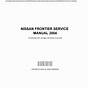 Nissan Frontier Service Manual