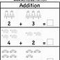Math Addition Worksheets Kindergarten