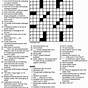 Free Online Printable Crosswords
