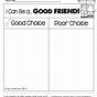 How To Be A Good Friend Worksheets