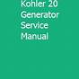 Kohler Generator Service Manual Pdf