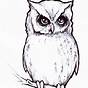 Great Horned Owl Outline