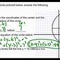 Equation Of A Circle Examples With Answers