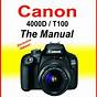 Canon Rebel T100 Manual