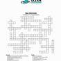 Printable Crossword Puzzles Sea Sports