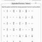 Equivalent Fraction Worksheets 4th Grade