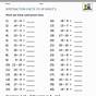 Subtraction Facts Within 10 Worksheet