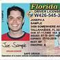Florida Driver's License Eye Test Chart