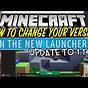 How To Switch Minecraft Versions