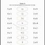Multiply By 4 Worksheets