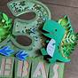 Dinosaur Birthday Cake Topper