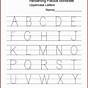 Trace Letters Printable Pdf