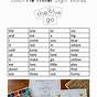 Printable Dolch Sight Words Flash Cards