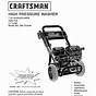 Craftsman Power Washer 3000 Psi Manual
