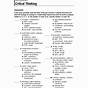 Critical Thinking Worksheet For Elementary Students