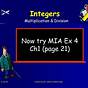 Multiplication And Division Of Integers Ppt