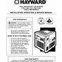 Hayward H400 Pool Heater Manual